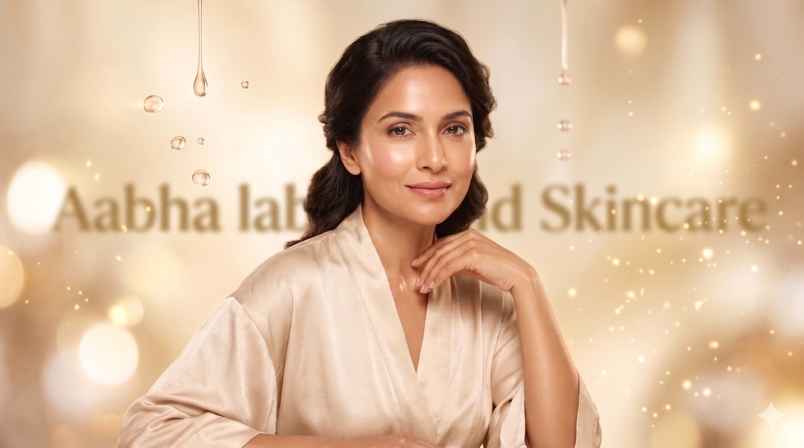Radiant woman with luminous skin — AABHA LAB